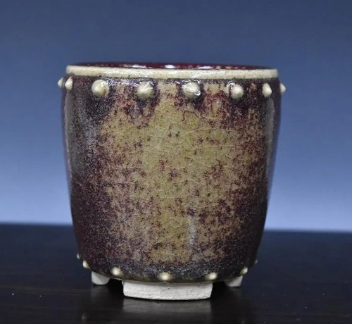 Pot bonsaï japonais signé - à,