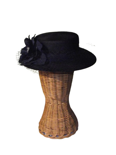 Canotier voilette en - à, voilette,