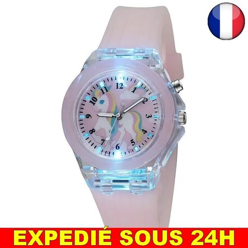 Montre licorne quartz silicone - montre,