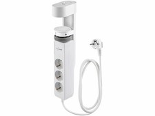 Multiprise de bureau à pince 3 prises et 3 ports USB - Revolt