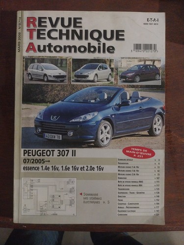 Revue technique peugeot 307 - revue,