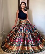 Choli Traditionnel Lehenga Lazzari Indien Designer Usure Fête de Noces Ethnique
