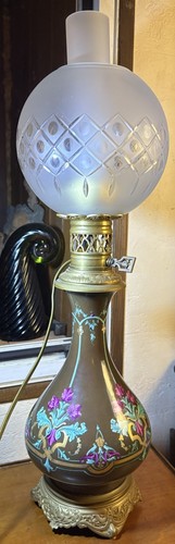Lampe gaz électrifiée - lampe, a