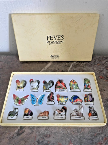 Neuf coffret feves - 3d, coq