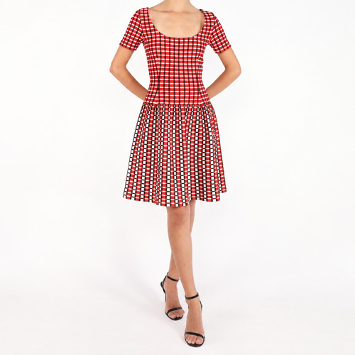 Robe prada carreaux - robe, à