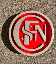 Rare plaque en bois SNCF 1938