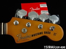 Fender Vintera II 70s Competition Mustang BASS NECK + TUNERS "C" Rosewood