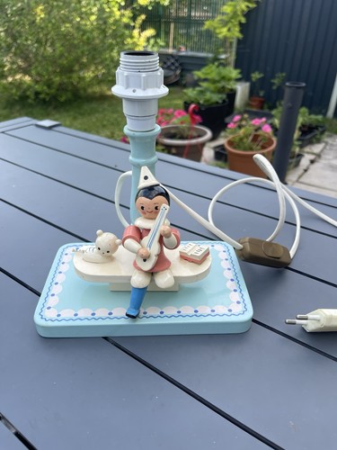 Lampe enfants vintage bois - vintage, en