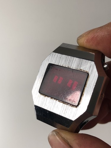 1970 timex 550 led - led, vintage