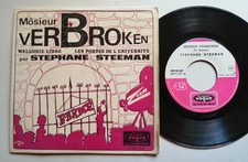 STEPHANE STEEMAN : Môsieur Verbroken - Wallonie Libre 7" EP 45T VOGUE EPVB 007