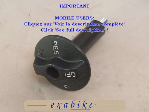 Manette robinet essence - du,