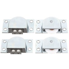  4 Pcs Roulettes De Porte Roue