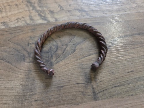 Bracelet cuivre tourné - en,