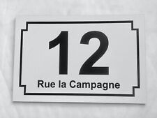 plaque pvc numero de rue ou de