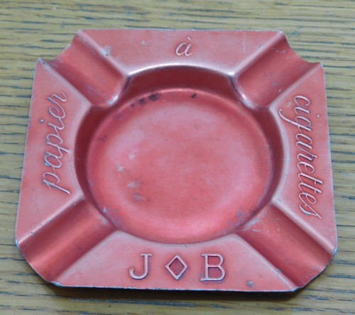 Vintage cendrier rouge alu - vintage,