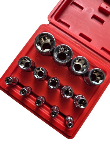 Coffret douilles torx - coffret, femelles