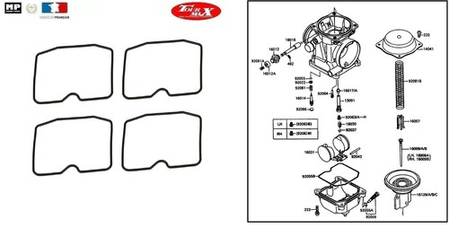 Joint cuve carburateur - cuve, de