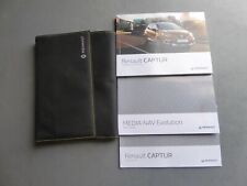 RENAULT CAPTUR 2017-2020 HANDBOOK OWNERS MANUAL NAVIGATION WALLET PRINT 12.2018