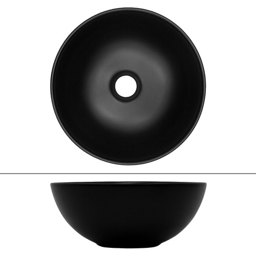 Lavabo noir mat - , céramique