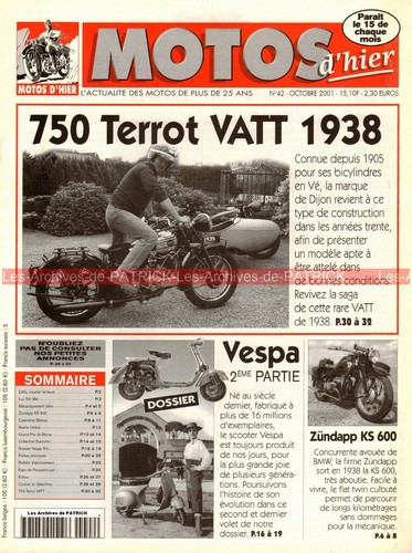 Motos hier histoire de - d'hier,