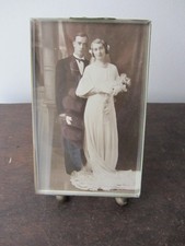 Cadre photo laiton - verre