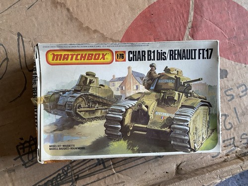 Maquette matchbox char - maquette,