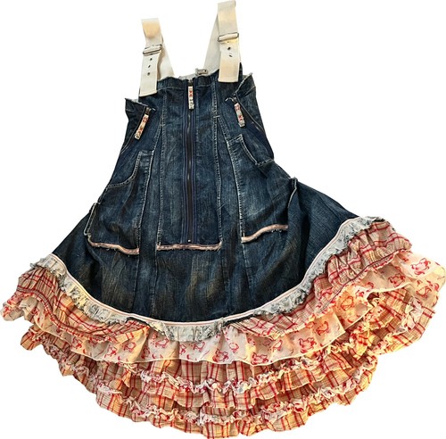 Ensemble robe salopette jean - robe,