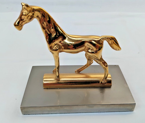 Statue cheval laiton - laiton,
