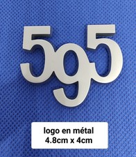 Logo 595 Silver Autocollant en