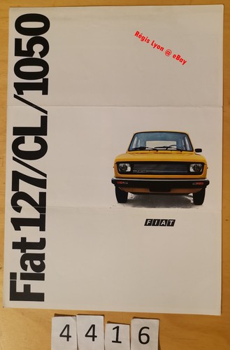 Fiat 127 1050 brochure - cl/,