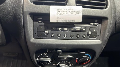 Autoradio origine peugeot - autoradio,