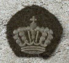 Belgian Army Fabric Badge in Great Britain-British Made circa 1944