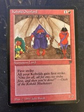*** LEGENDS Kobold Overlord *** EX+ Clean! - DUTY FREE - MtG Magic