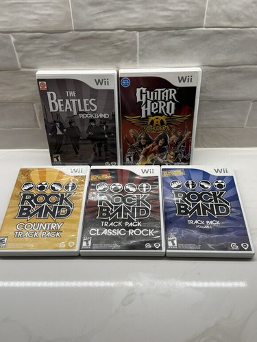 Nintendo wii rock band - rock, &