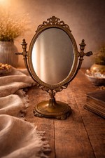 Miroir Psyché En Laiton 