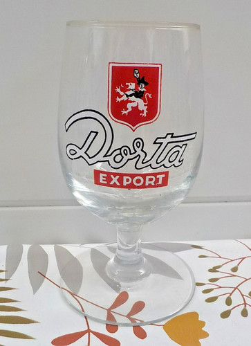 Verre ancien pied - ancien, biere