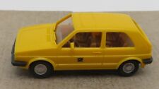 WIKING HO 1/87 VW VOLKSWAGEN GOLF 2 POST PTT interior brown sunroof