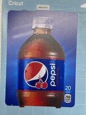 Cherry Pepsi soda machine label
