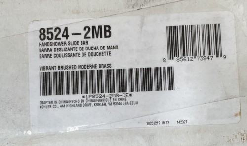 Kohler 8524 2mb - kohler, k-8524-2mb