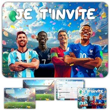 Lot de 12 Cartes Invitation