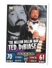 Carte catch Slam Attax Rumble 2011 - Ted DiBiase "The Million Dollar Man"