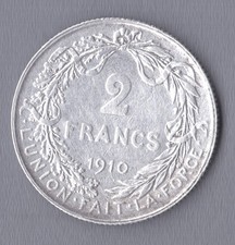 pièce de 2 Francs belge en