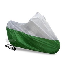 Housse protection moto - XL - Couleur : Vert - Blanc