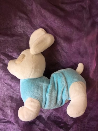 Doudou peluche chien blanc - , et