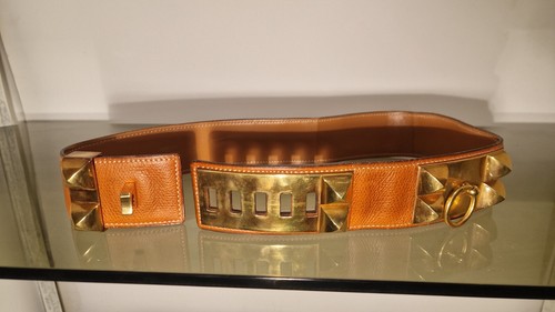 Ceinture cuir collier de - ceinture, "collier