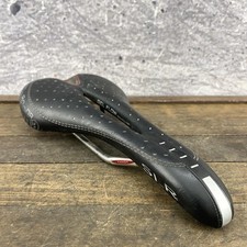 Selle Italia SLR Gel Flow Saddle Vanox Rails Cutout Black Road MTB Made in Italy