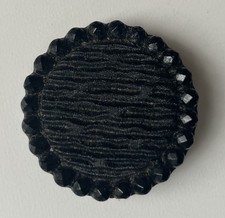 gros bouton ancien en verre