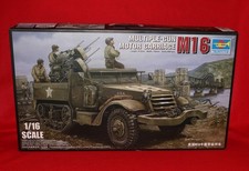 Model Trumpeter TRP00911 1:16 M16 Halftrack with Quad .50cal MGs Armor MIB