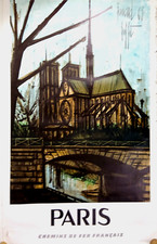 Affiche SNCF - PARIS par