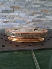 Chauffe-plats en laiton et